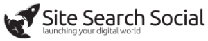 Site Search Social Dark Header Web Design